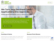 Tablet Screenshot of creditabsolute.com